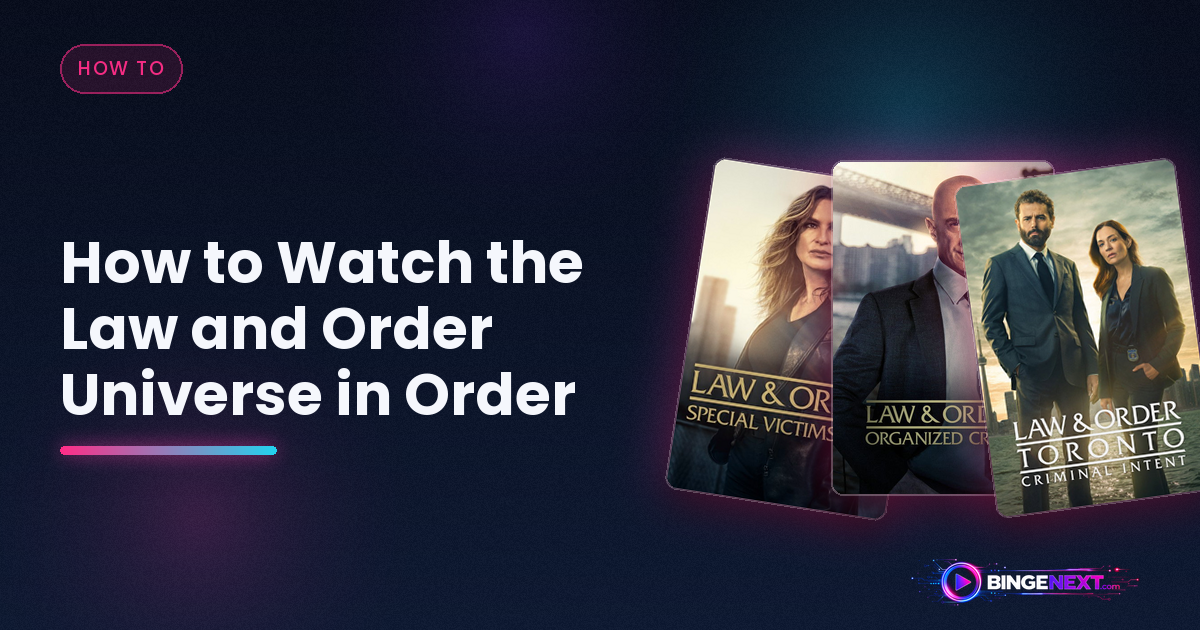 How to Watch the Law & Order Universe in Order on BingeNext