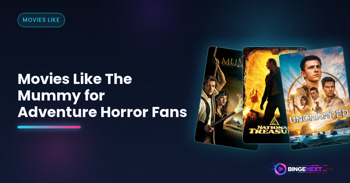 Movies Like The Mummy for Adventure Horror Fans on BingeNext