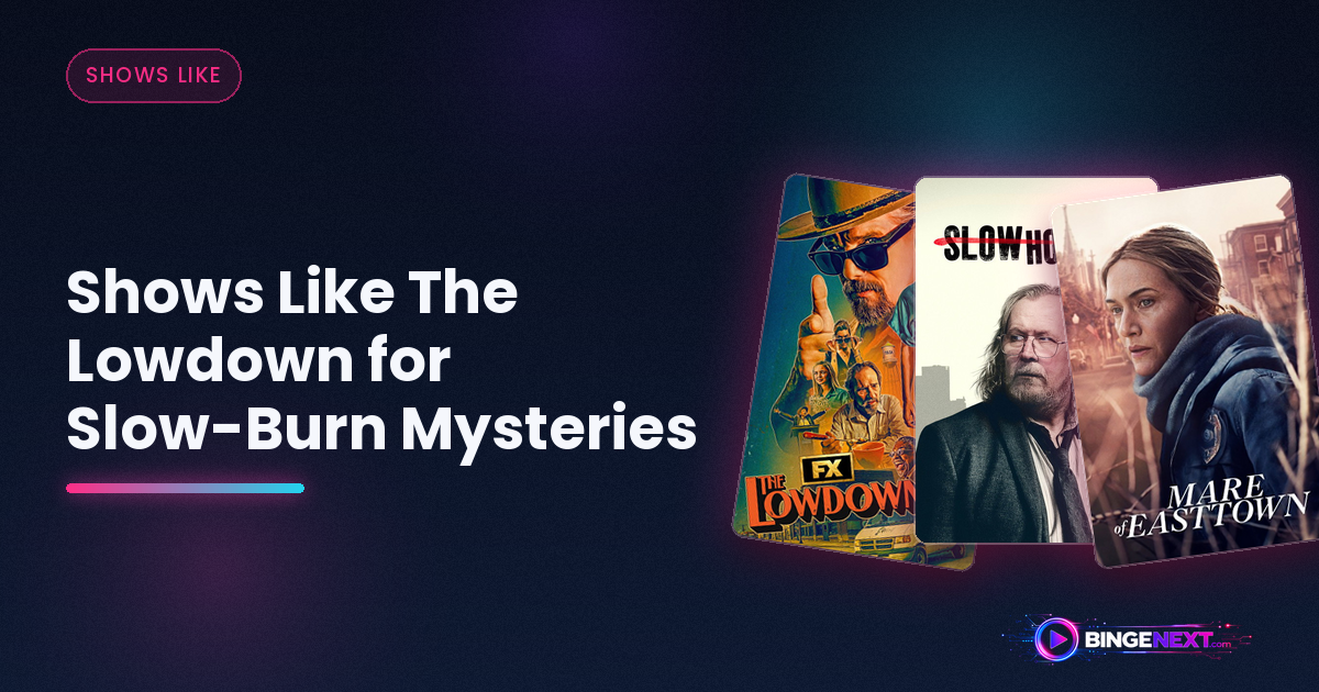 Shows Like The Lowdown for Slow-Burn Mysteries on BingeNext